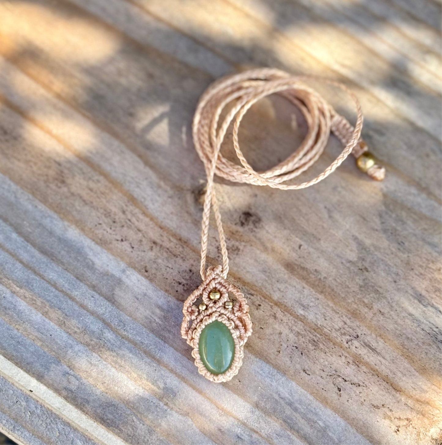 Halskette mit kleinem Serpentin Stein