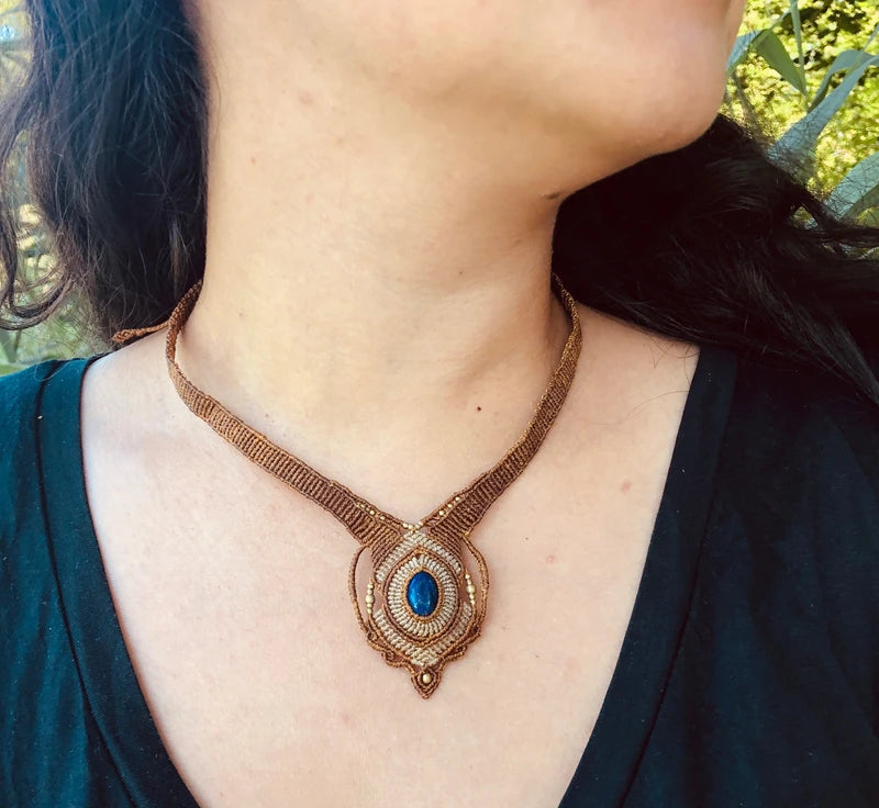 Statementkette Lapislazuli