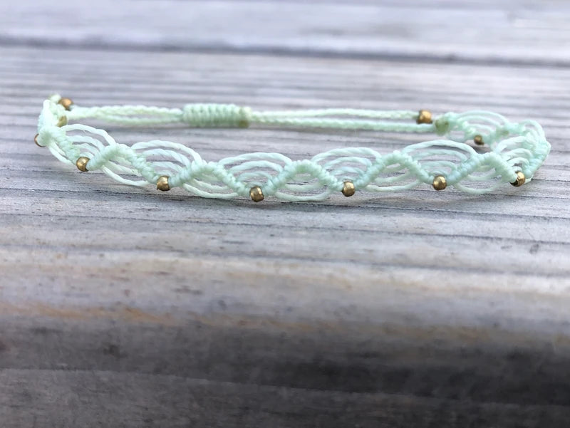 Wellenarmband Mint