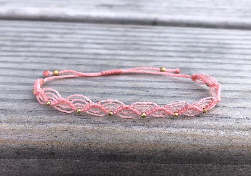 Wellenarmband Rosa
