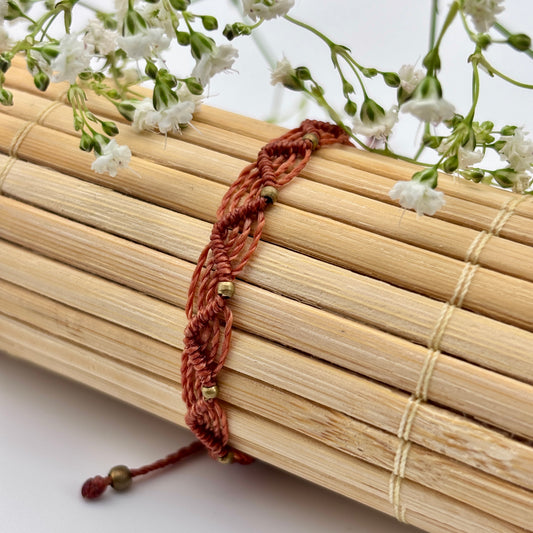 Wellenarmband Apricot