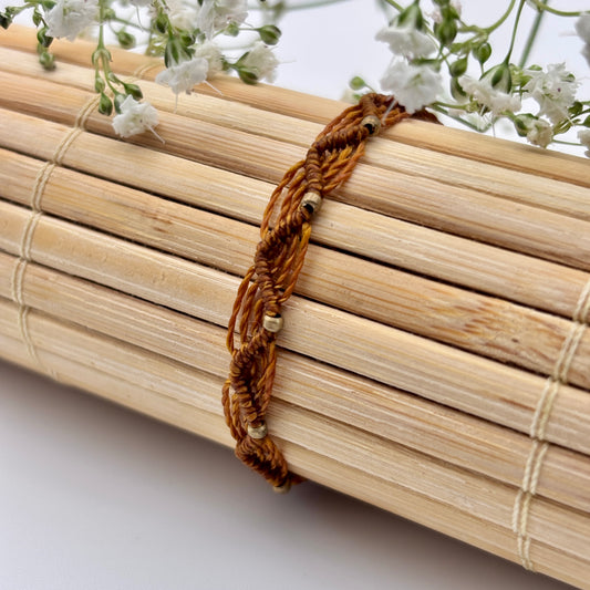 Wellenarmband Caramell