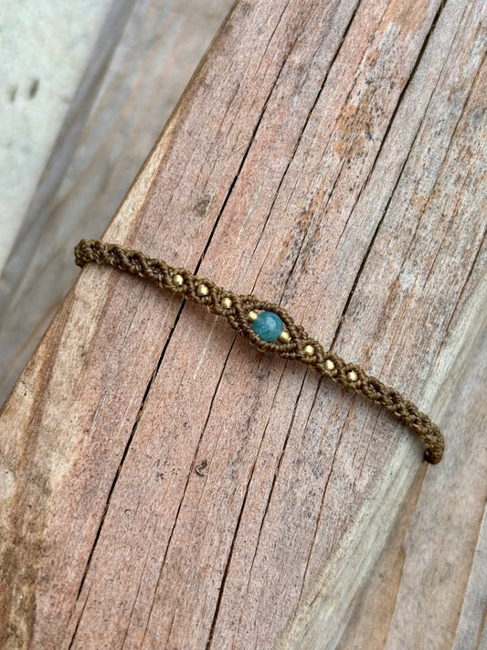 Armband mit Amazonit Perle