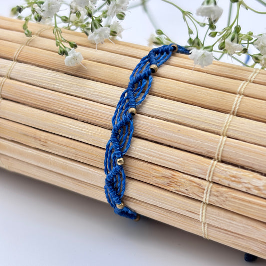 Wellenarmband Blau