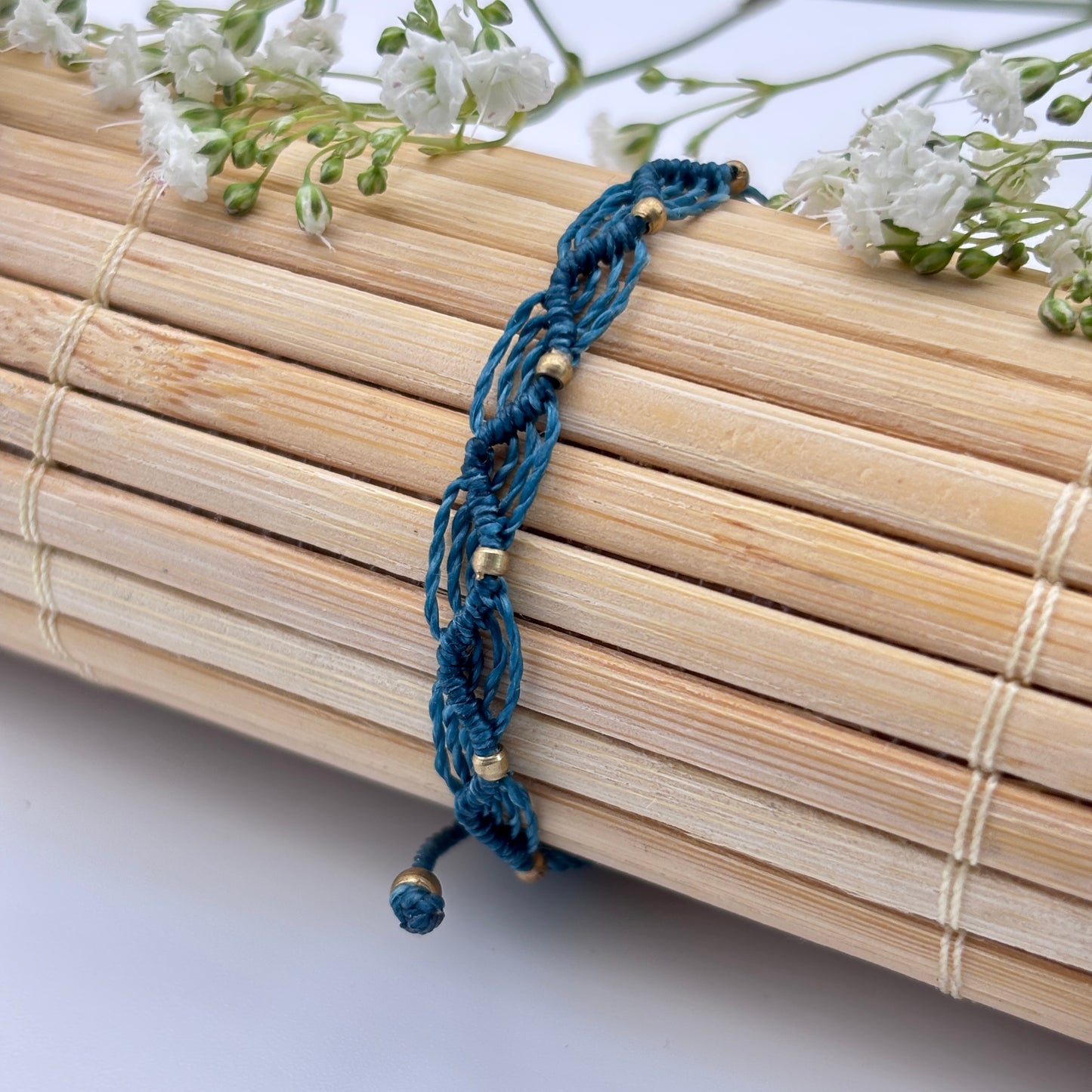 Wellenarmband Petrol