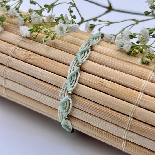 Wellenarmband Mint