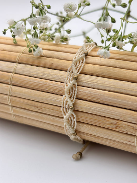 Wellenarmband Weiss